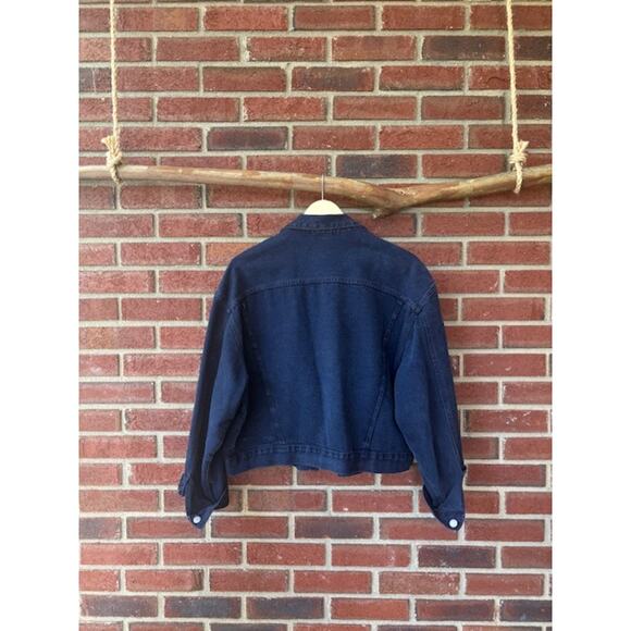 Vintage Guess Denim Jean Jacket in Dark Blue - Size XL - Picture 5 of 5